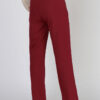 Hazel Straight Leg Pant Maroon - Image 3