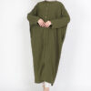 Jade Long Blouse Moss Green - Image 3