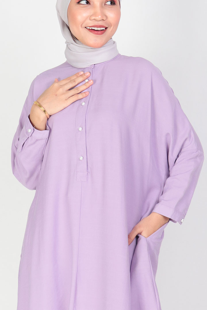 Celine Oversized Top Purple