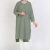 Karina Knit Top Matcha Green