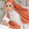 Venice Printed Shawl Orange