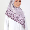 Dakota Leopard Printed Square Burgundy - Image 2