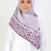 Dakota Leopard Printed Square Burgundy