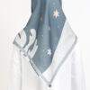 Lantana Printed Square Teal Blue - Image 4