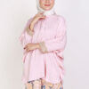 Dewi Plain Batwing Blouse Pink - Image 4