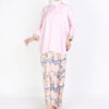 Dewi Plain Batwing Blouse Pink - Image 2