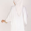 Dewi Plain Batwing Blouse White - Image 4