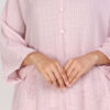 Suri Long Blouse Kaftan Pink - Image 3