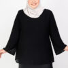Elyana Plus Blouse Black