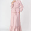 Diana Dress Dusty Pink - Image 2