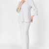 Madeleine Embroidery Kurung Light Blue