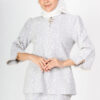 Madeleine Embroidery Kurung Light Blue - Image 2