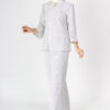 Madeleine Embroidery Kurung Light Blue - Image 3