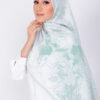 Qaesah Printed Shawl Mint Green - Image 2