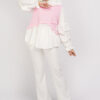 Nova Knit Blouse White Pink - Image 2