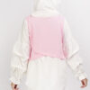 Nova Knit Blouse White Pink - Image 3