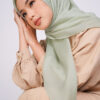Amaya Texture Chiffon Square Mint Green - Image 2