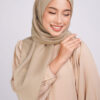 Amaya Texture Chiffon Square Nude