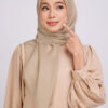 Amaya Texture Chiffon Square Nude - Image 2