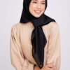 Nur Basic Chiffon Square Black