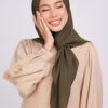 Nur Basic Chiffon Square Green