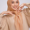 Nur Basic Chiffon Square Pastel Coral