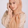 Nur Basic Chiffon Square Pastel Coral - Image 2