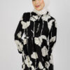 Imani Floral Printed Dress Black - Image 2