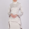 Mawar Kurung Grey (XS - 5XL) - Image 3