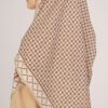 Indira Chiffon Printed Shawl Brown - Image 3