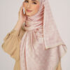 Dinda Satin Printed Shawl Pink