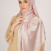 Dinda Satin Printed Shawl Pink - Image 3