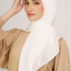 Jasmina Basic Square Plain White