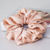 Plain Scrunchies Chiffon Champagne - Image 2