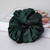 Plain Scrunchies Chiffon Dark Green - Image 2