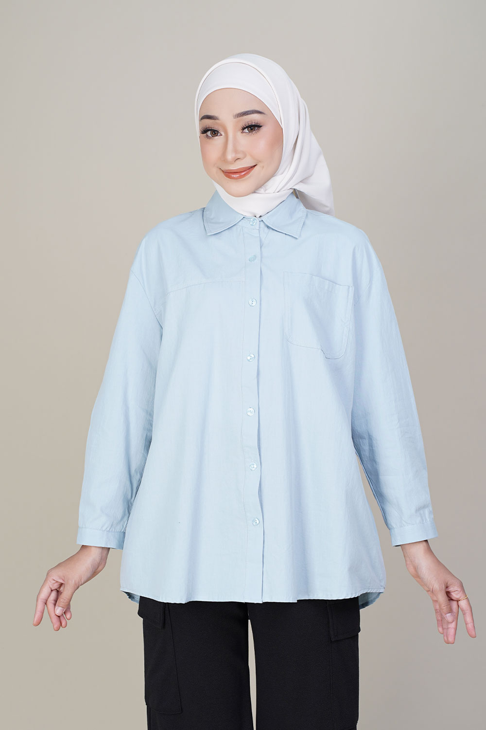 Bonnie Blouse Blue - Jasmina