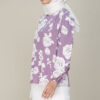 Rayon Printed Top Purple - Image 3