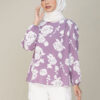 Rayon Printed Top Purple