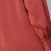 Eloise Satin Blouse Brick Orange - Image 3