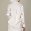 Eloise Satin Blouse Beige - Image 3