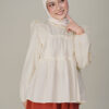 Laura Ruffle Blouse Cream