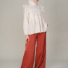Laura Ruffle Blouse Cream - Image 2