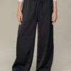 Eloise Satin Pants Black