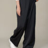 Eloise Satin Pants Black - Image 3