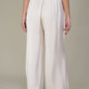 Eloise Satin Pants Beige - Image 5