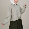 Farel Crop Top Grey Green