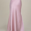 Marina Satin Skirt Dusty Pink - Image 3