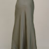 Marina Satin Skirt Olive - Image 5
