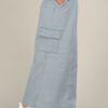 Tyler Denim Jeans Skirt Light Blue - Image 4