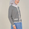 Anne Stripe Top Black - Image 3